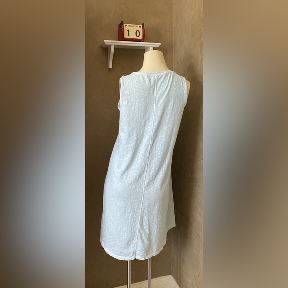 J. Jill sleep gown long Tank dress Sleeveless S. Water and Ice color - Picture 3 of 10